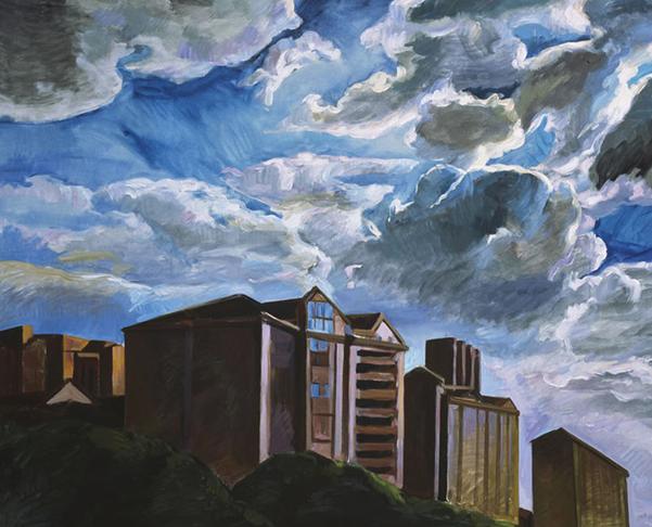 A painting by Liu Weijian. Photos provided to China Daily    