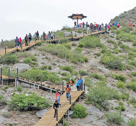 The area is now a tourist brand for visitors at home and abroad. Zhang Hongbiao / for China Daily