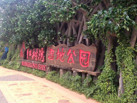 Mangrove Bay Wetland. [Photo by Bi Nan/chinadaily.com.cn]  