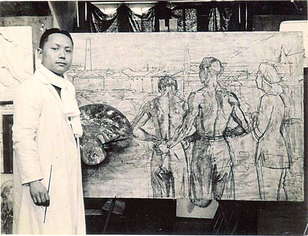 Artist Zhang Chongren in 1936. Photos provided to Shanghai Star