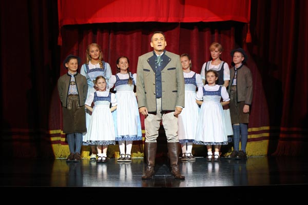 Scenes from composer Andrew Lloyd Webber's production of The Sound of Music, which will tour China from late this month through January. Photo provided to China Daily  