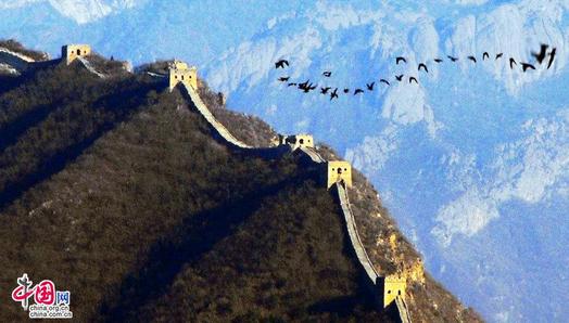 Located in Luanping County, Hebei province, Jinshanling is the best preserved section of the Great Wall, with many original features. The earliest part of the wall was built in 1368, during the Ming Dynasty. What was once a method of defense has become a world famous paradise for photography enthusiasts, thanks to its magnificent views. (Photo/China.org.cn)