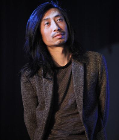 Chinese musician Xie Tianxiao attends a press conference in Beijing on April 9. Photo provided to China Daily  