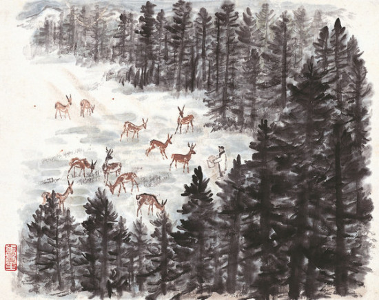 Sketching Work 1734 by Zhao Wangyun (Photo/ NAMOC)