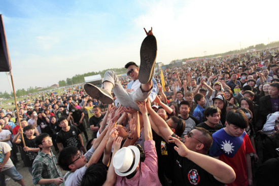 Changjiang International Music Festival is becoming one of China's major youth events. (Photo by Zhu Donghong/China Daily)