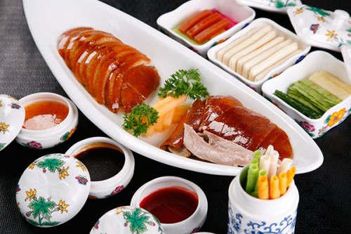 Hua's Garden's version of Peking roast duck (Photo provided to China Daily)