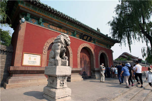 The Jin Memorial Temple. (Photo by Wang Zhuangfei/China Daily)