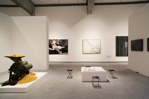 Beijing Minsheng Art Museum, one of the country's largest private museums, is open to the public with its inaugural show titled The Civil Power. (Photo by Deng Zhangyu/China Daily)