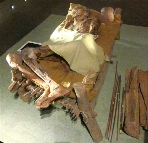 Turpan Museum houses mummies and prehistoric animal skeletons as well as the country's most celebrated archeological displays. (Photo by Erik Nilsson/China Daily)