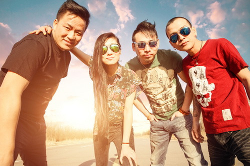 Members of Buyi band. (Photo provided to China Daily)