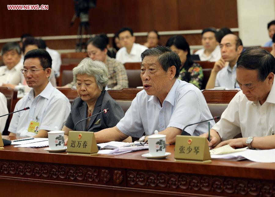 Chinese lawmakers discuss Hong Kong election methods in Beijing (5/5