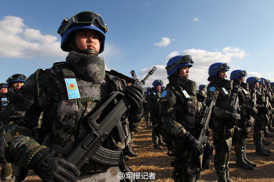 China sends first infantry battalion for UN peacekeeping