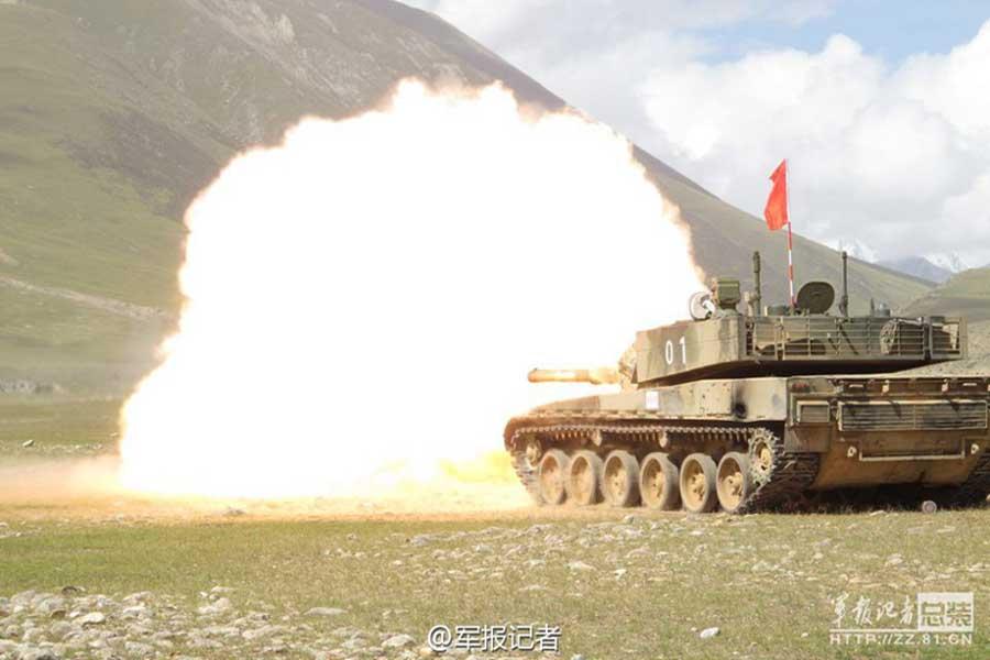 Chinese Type 99 Tank tests on plateau(5/6) Headlines, features, photo