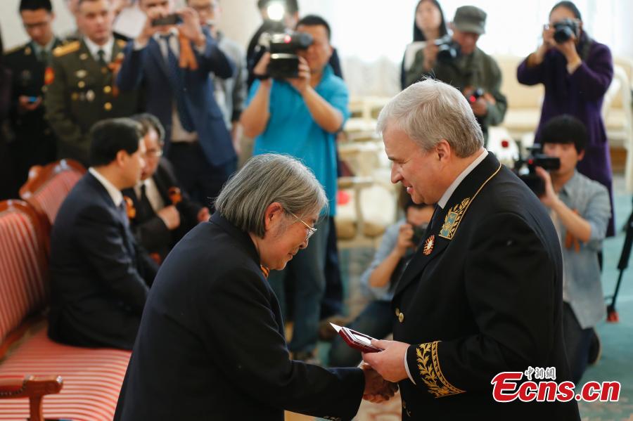 Russia honors Chinese veterans from WWII (1/9)
