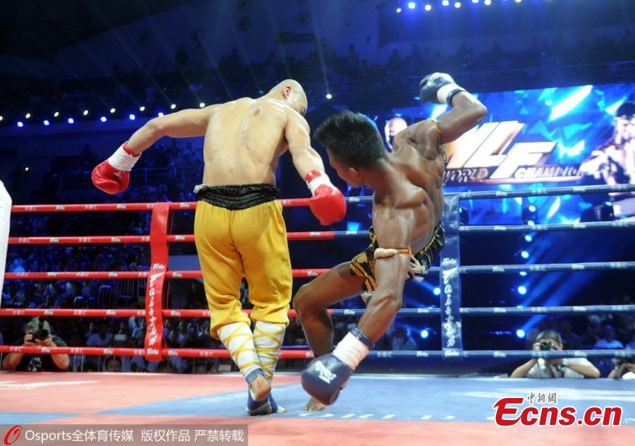 Thai fighter defeats Shaolin Kungfu master(3/5)