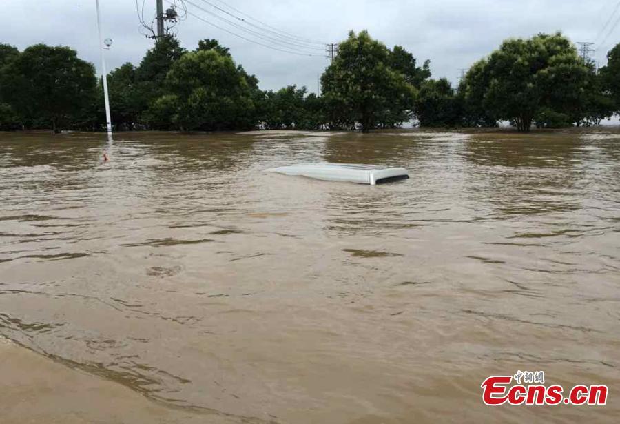 Nanjing hit hard by rainstorms and floods(1/5)