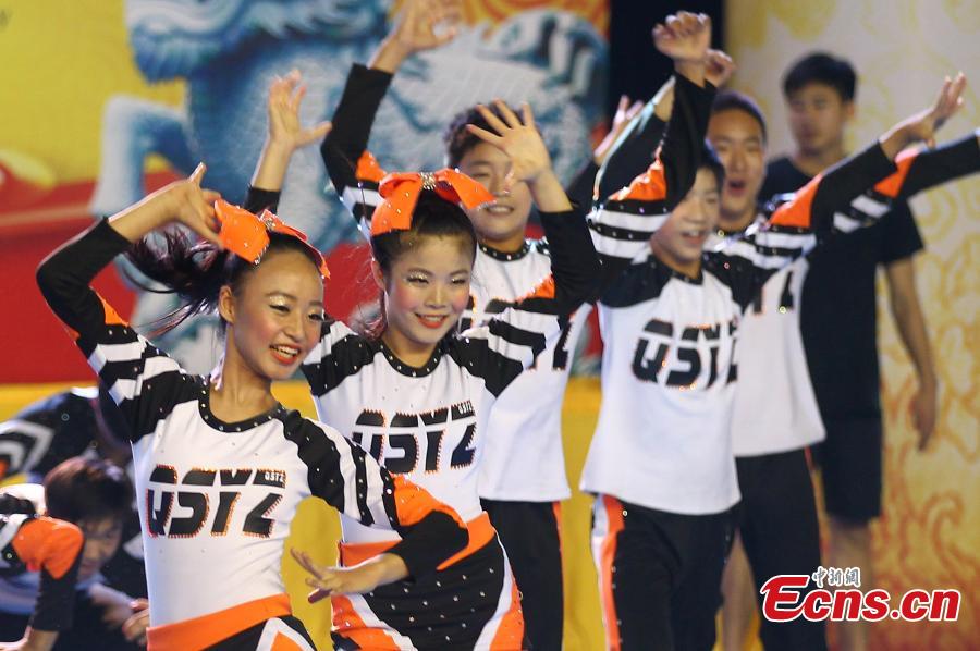 China Cheerleading Open held in Nanjing (2/7)