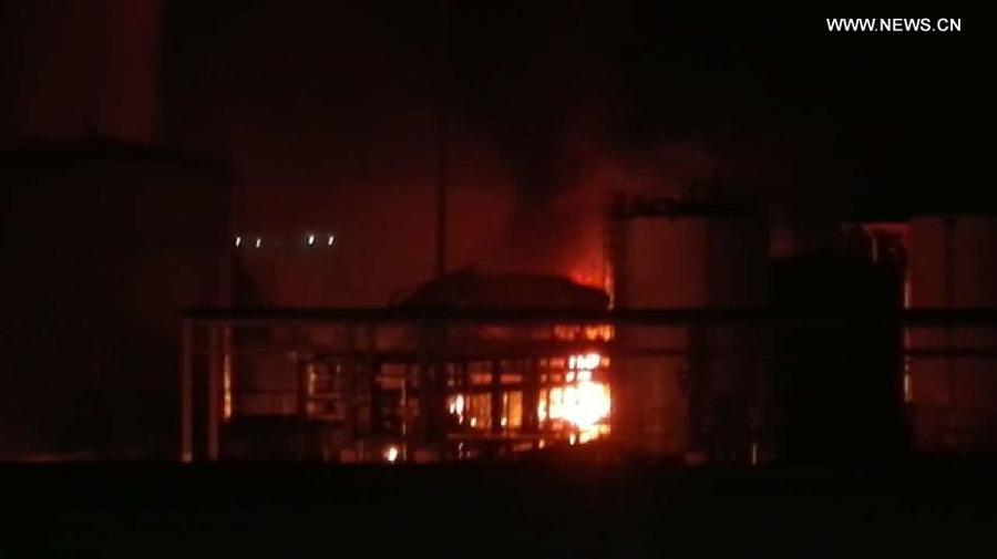 Blast hits chemical plant in E China (4/7)