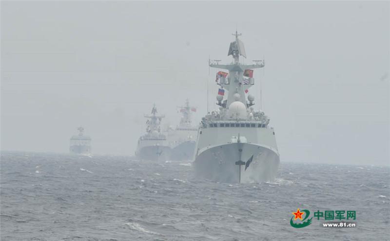 Chinese, Russian navies complete 9-day joint exercise(1/6)