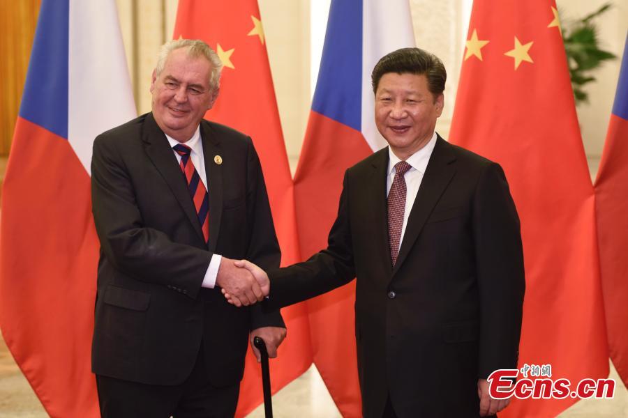 China, Czech Republic vow to strengthen relations(1/1)