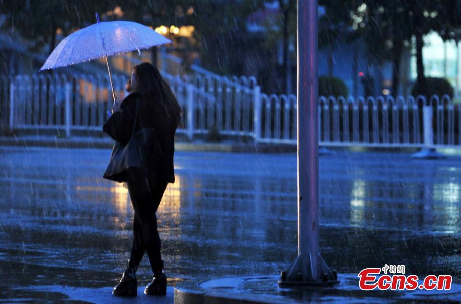 Beijing sees first winter snow (1/5)