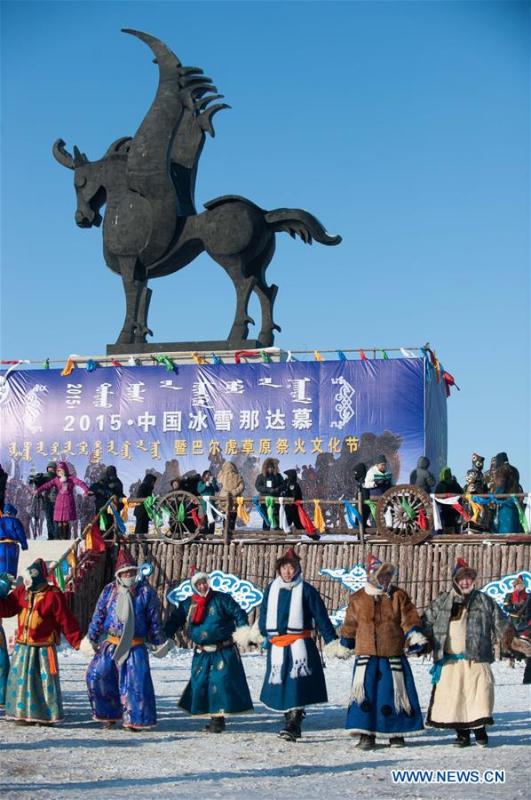 Winter Nadam fair held in Hulun Buir, N China's Inner Mongolia (1/10)
