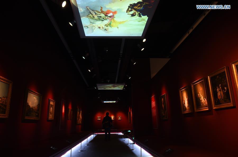 Exhibition of Venetian School painting work opens in Beijing(1/3)