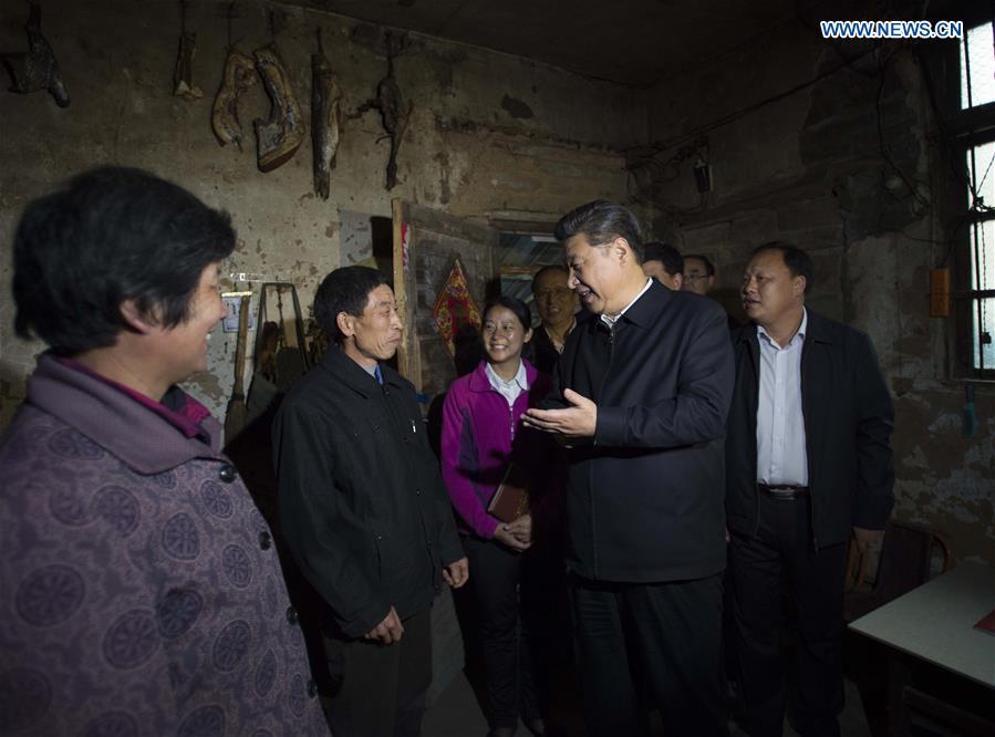 President Xi makes inspection tour in Anhui(1/16)