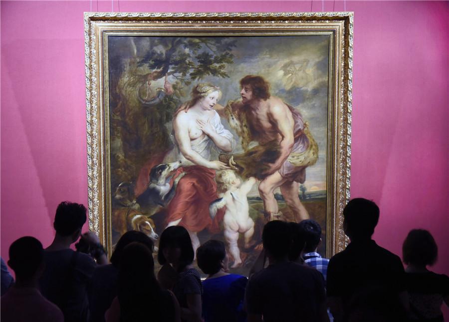 Classic Western oil paintings on display in Hangzhou(1/5)