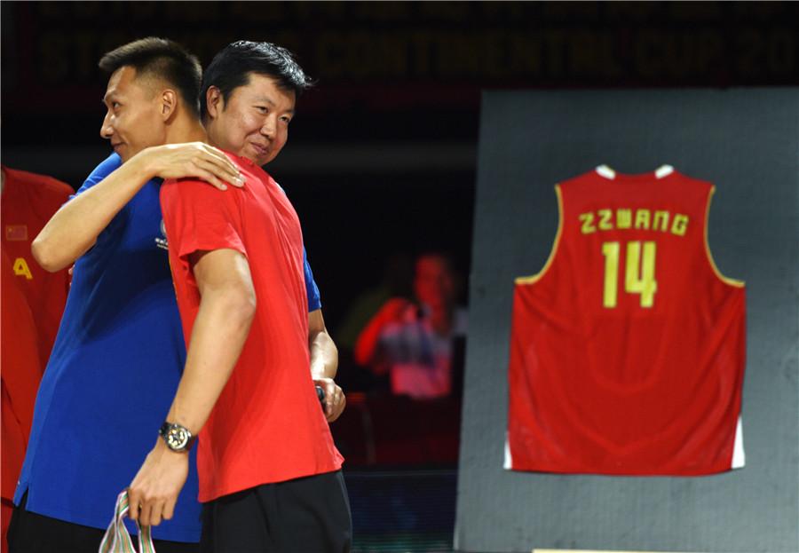 Chinese basketball legend Wang Zhizhi bids farewell(5/7