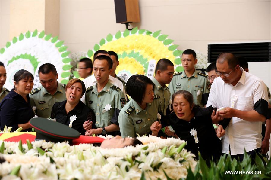 Funeral ceremony of Chinese UN peacekeepers held in China's Henan(1/11)