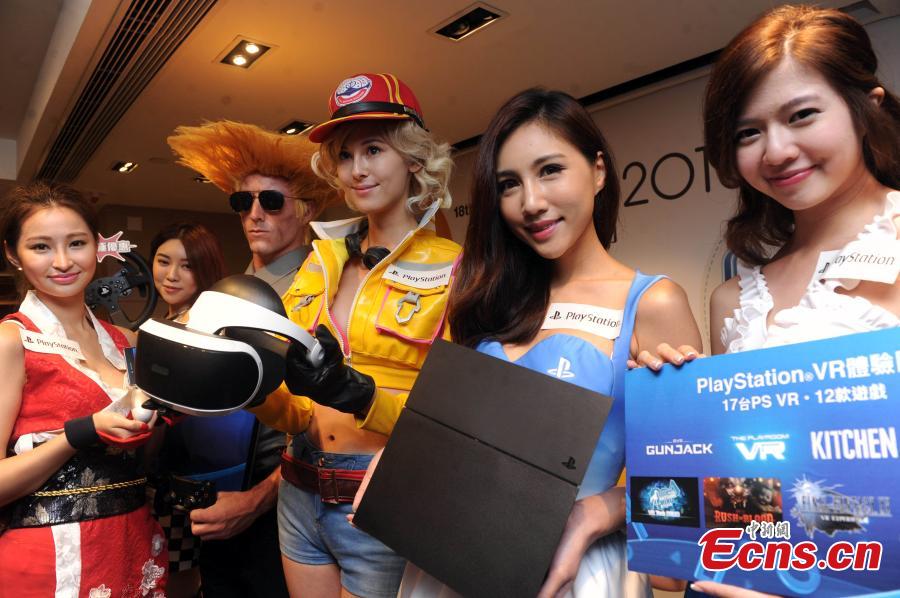 The 18th Animation-Comic-Game Hong Kong (ACGHK) will run from July 29 to Aug 2 at the Hong Kong Convention and Exhibition Centre. The fair has attracted 80 exhibitors, including PlayStation, Xbox and Hot Toys, to its 600 booths. (Photo: China News Service/Tan Daming)