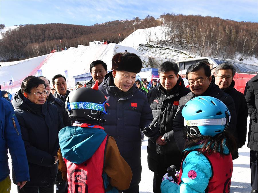 Xi visits winter sports venues(1/16)