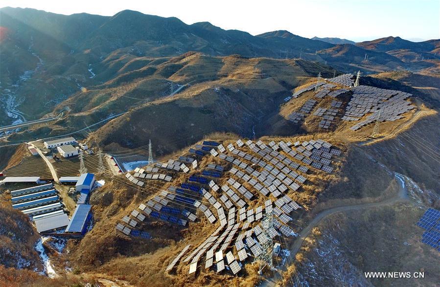 Gehetou photovoltaic power generation station in north China(1/3)
