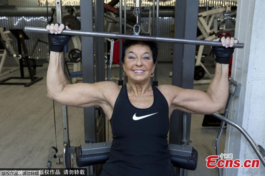 80-year-old fitness fanatic grandmother in Sweden(1/4) - Headlines