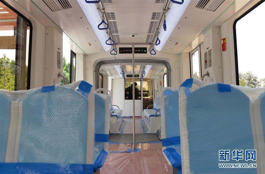 The interior of the tramcar. (Photo/Xinhua)