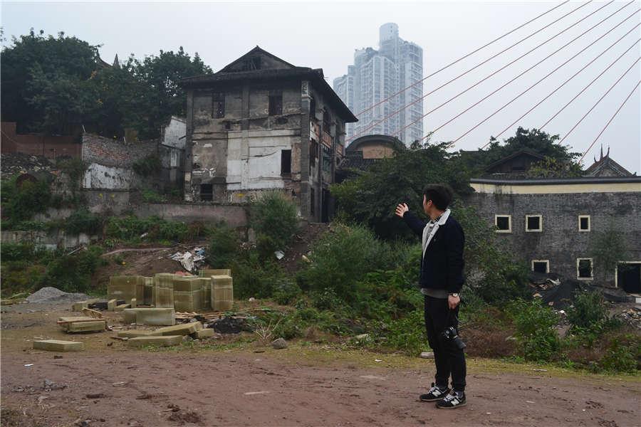 A photo of Zhao Shuang taken in Chongqing, Southwest China. (Photo provided to chinadaily.com.cn)