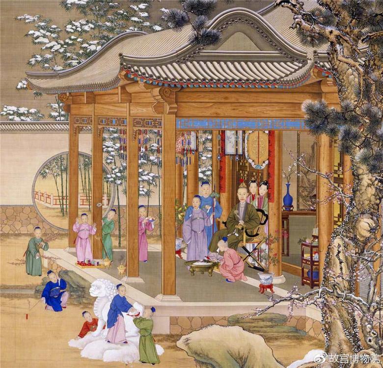How did the ancient royal court celebrate Spring Festival?(1/9)