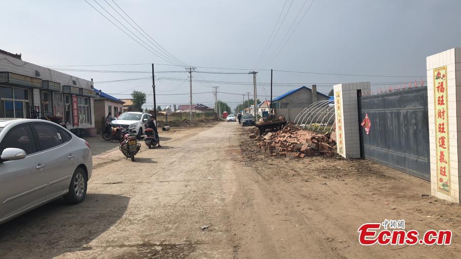 An earthquake with a magnitude of 5.7 rocked Ningjiang District, Songyuan City of Northeast China\'s Jilin Province at 1:50 a.m. Monday Beijing time, according to the China Earthquake Networks Center (CENC). (Photo: China News Service/Lyu Shengnan)