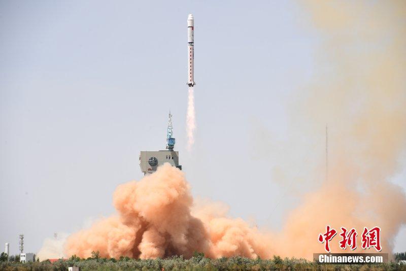 China launched a new Earth observation satellite, Gaofen-6, which will be mainly used in agricultural resources research and disaster monitoring, June 2, 2018. (Photo/China News Service)

The Gaofen-6 was launched on a Long March-2D rocket at 12:13 p.m. Beijing Time from the Jiuquan Satellite Launch Center in northwest China. A scientific experiment satellite named Luojia-1 was sent into space at the same time.