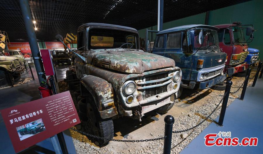 A collection of vintage vehicles is on display at the Old Vehicles Cultural Museum in Taiyuan City, Shanxi Province, June 7, 2018. The museum is home to 350 cars, motorcycles, and tractors from more than ten countries, with 90 percent of them still able to start. (Photo: China News Service/Wu Junjie)