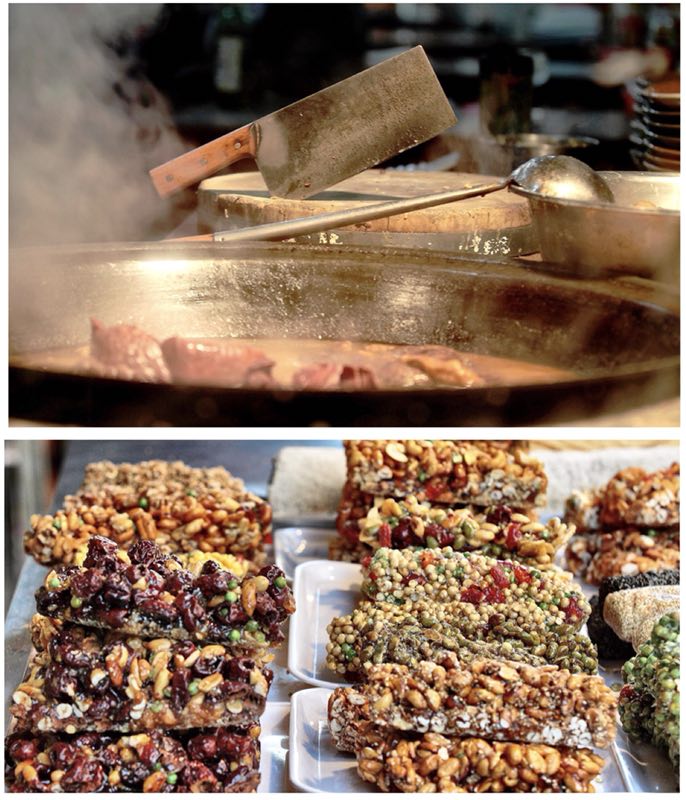 Traditional foods in Dashilar 2015. (Photo by Bruce Connolly/chinadaily.com.cn)