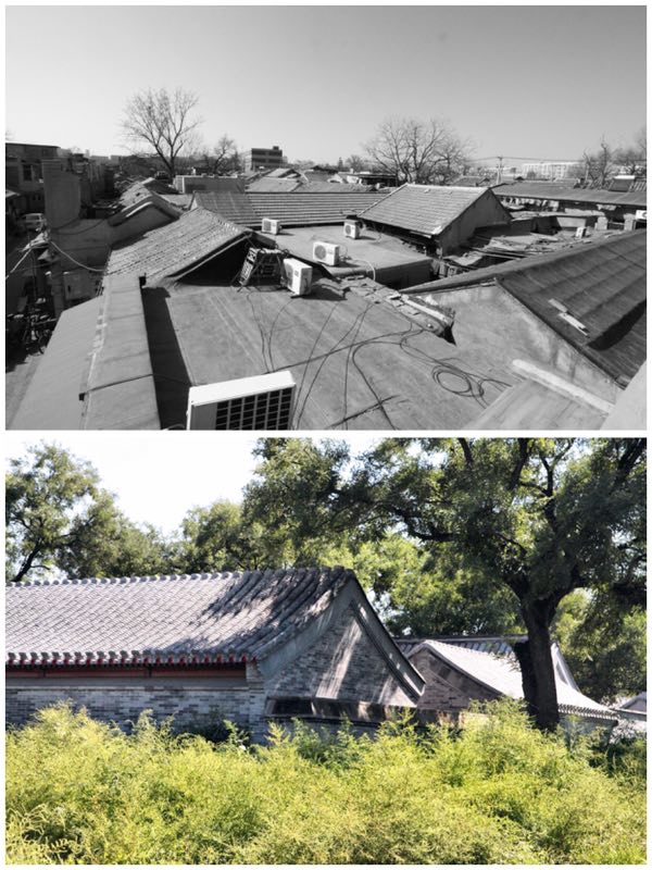 Rooftops and traditional buildings of Dashilar and Qianmen 2015. (Photo by Bruce Connolly/chinadaily.com.cn)
