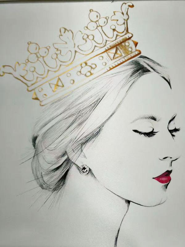 An embroidery piece by artist Duan Pengjiang. (Photo provided to China Daily)