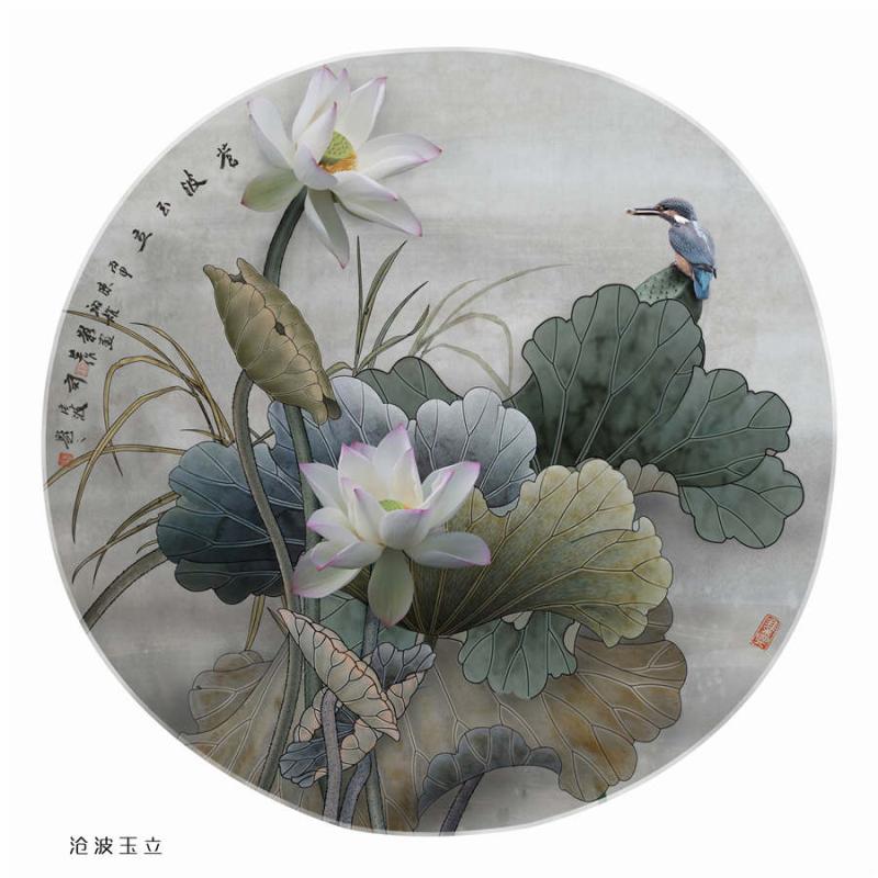 A creative lotus photograph by Chen Yixiong. (Photo provided by cpanet.org.cn)