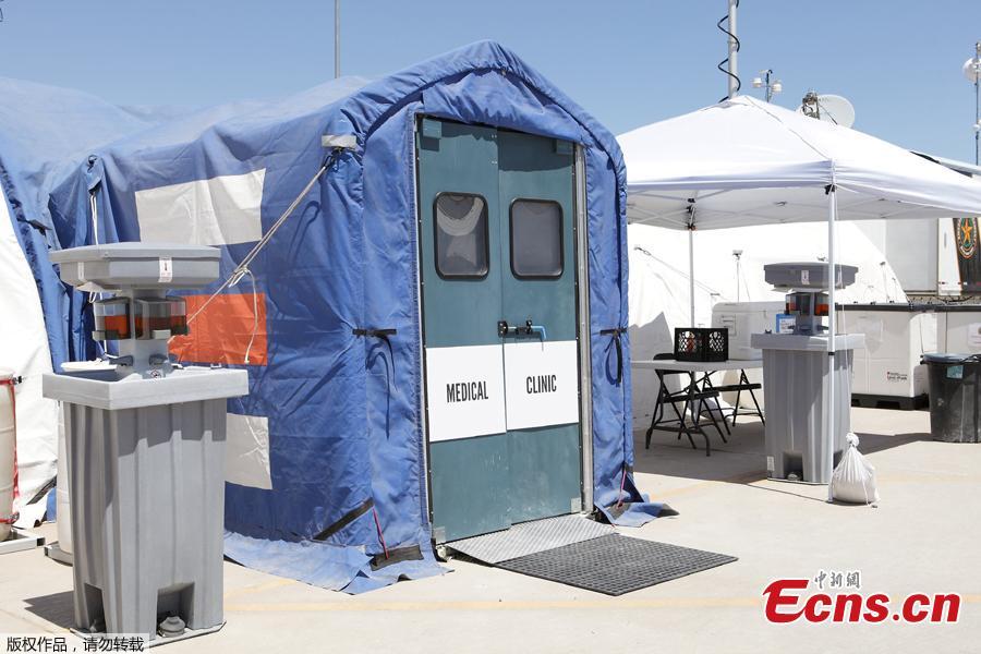 <?php echo strip_tags(addslashes(Photo released by the U.S. Department of Health and Human Services on June 25 shows medical facilities at the Tornillo facility, a shelter for children of detained migrants, in Tornillo, Texas, U.S..  (Photo/Agencies))) ?>