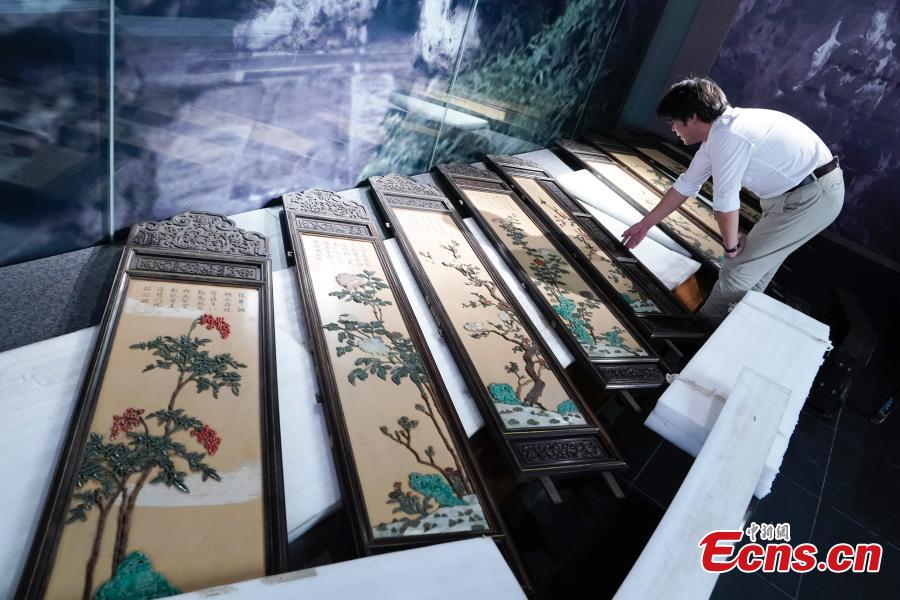 <?php echo strip_tags(addslashes(Photo taken on July 6, 2018 shows preparations underway to open the Nanxun Hall area in Nandaku, or the southern grand warehouse, at the Palace Museum, Beijing. The area will be used as a gallery to display imperial furniture in the Kangxi, Qianlong and Yongzheng periods of the Qing Dynasty (1644-1911) in the first stage, and then furniture from the Ming Dynasty (1368-1644) later, eventually bringing the total number of exhibits to 2,000. (Photo: China News Service/Du Yang))) ?>