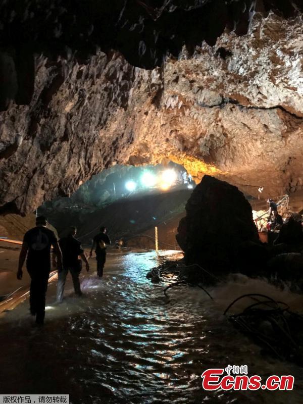 <?php echo strip_tags(addslashes(Eight members of the soccer team trapped in a flooded cave in northern Thailand have been saved as rescue efforts continued for a second day. Four boys were extracted on Monday, and the other four on Sunday. (Photo/Agencies))) ?>