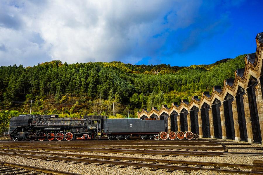 A Chinese Eastern Railway site in Hezi Township. (Photo provided to China Daily)