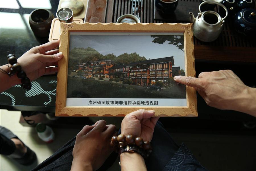 Design of Wang\'s silversmith village, July 12, 2018. (Photo//Asianewsphoto)